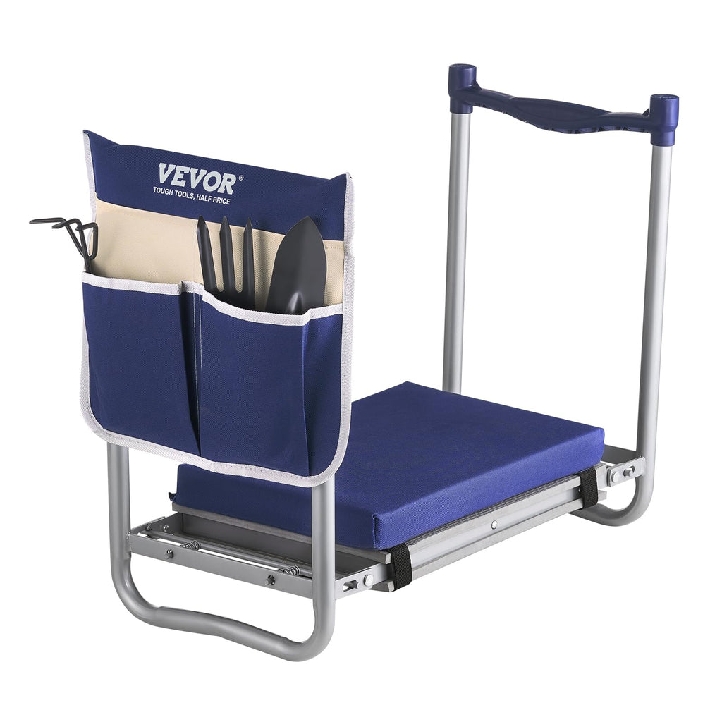 Folding Garden Kneeler and Seat with Tool Bags E35567
