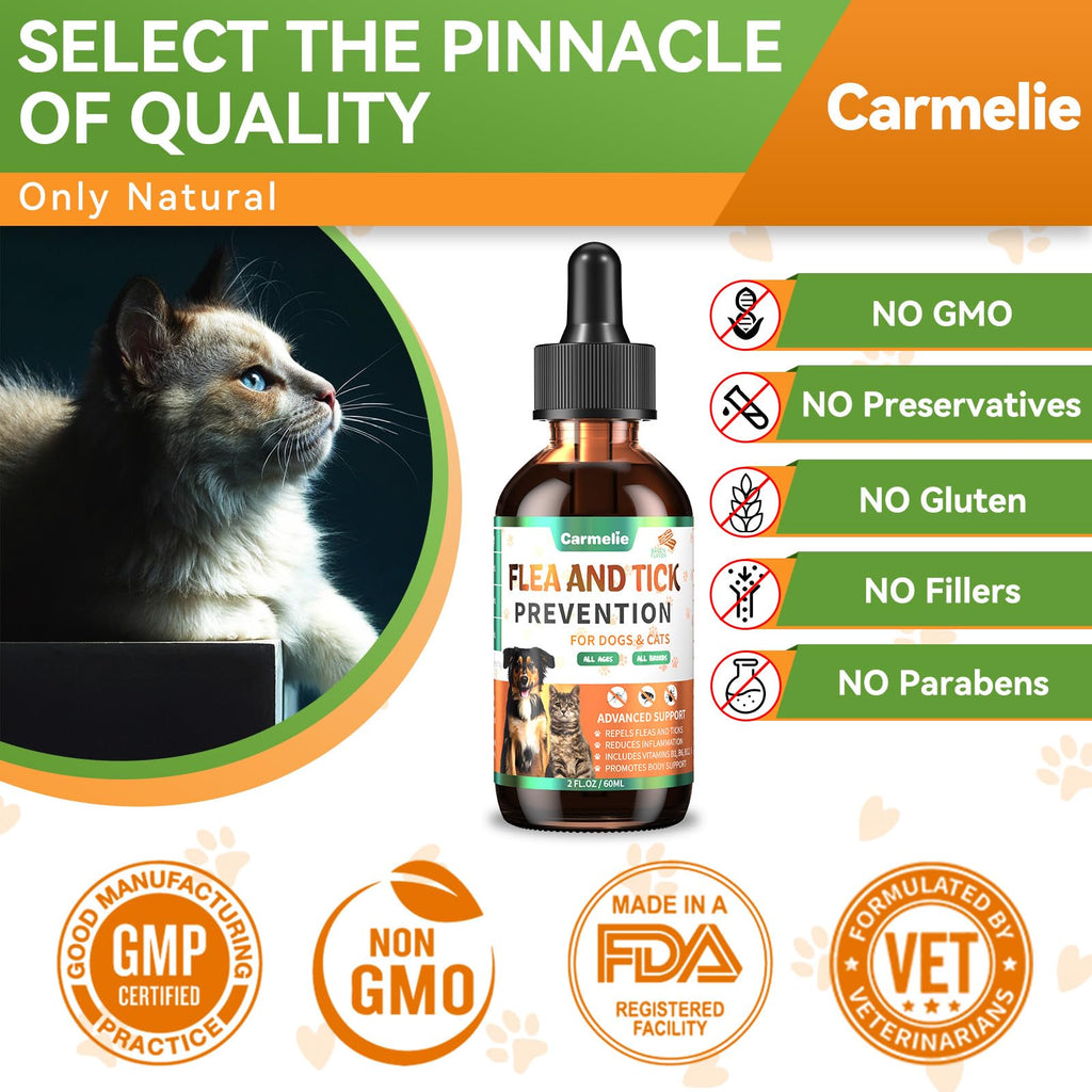 Flea and Tick Prevention for Dogs and Cats 60ml S74251