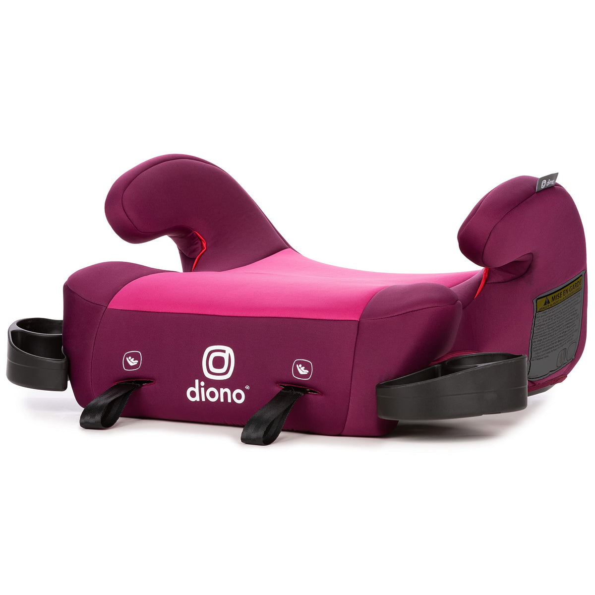 Backless Belt-Positioning Booster Car Seat, 1 Pink & 1 Blue, 40-120 lbs G374473