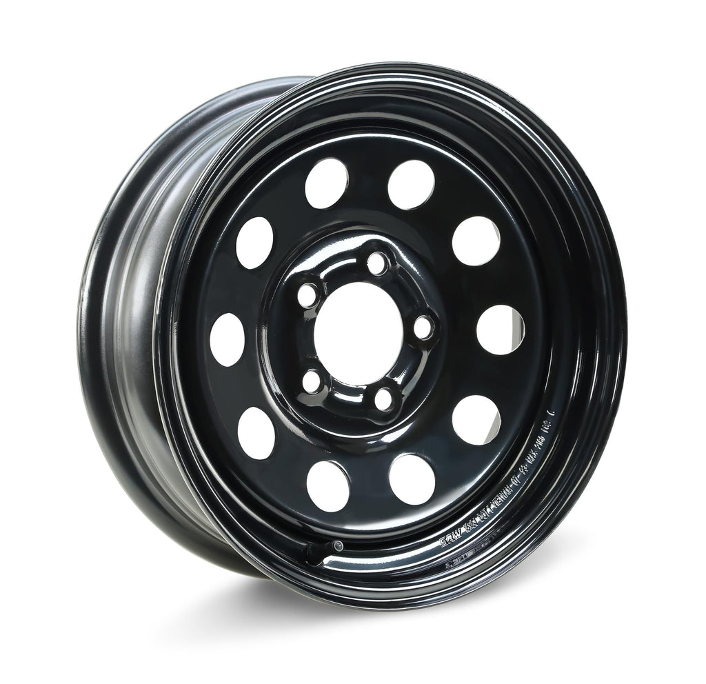 ST205/75R15 8-Ply Trailer Tire Wheel Black Mod Rim Pk2 F902171