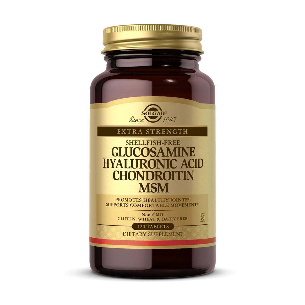 Glucosamine Hyaluronic Acid Chondroitin MSM, 120 Tablets & Skin, Nails & Hair, 120 Tablets L4494