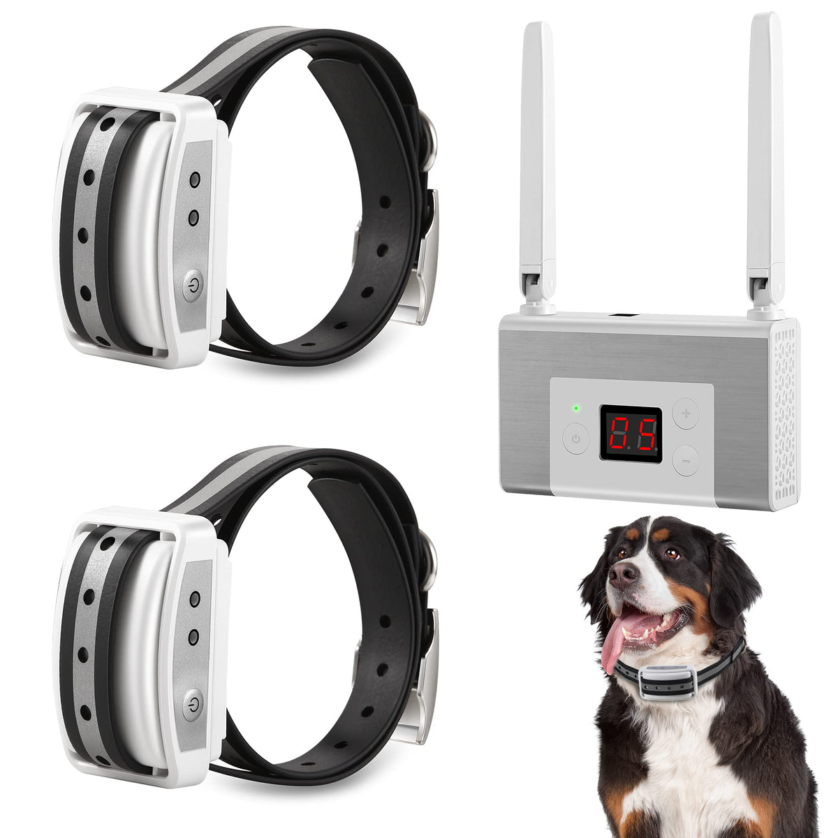 Electric Wireless Dog Fence System with Waterproof Rechargeable Collar G6279
