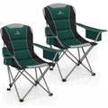 Oversized Folding Camping Chair with Cup Holder, 2 Pack M675
