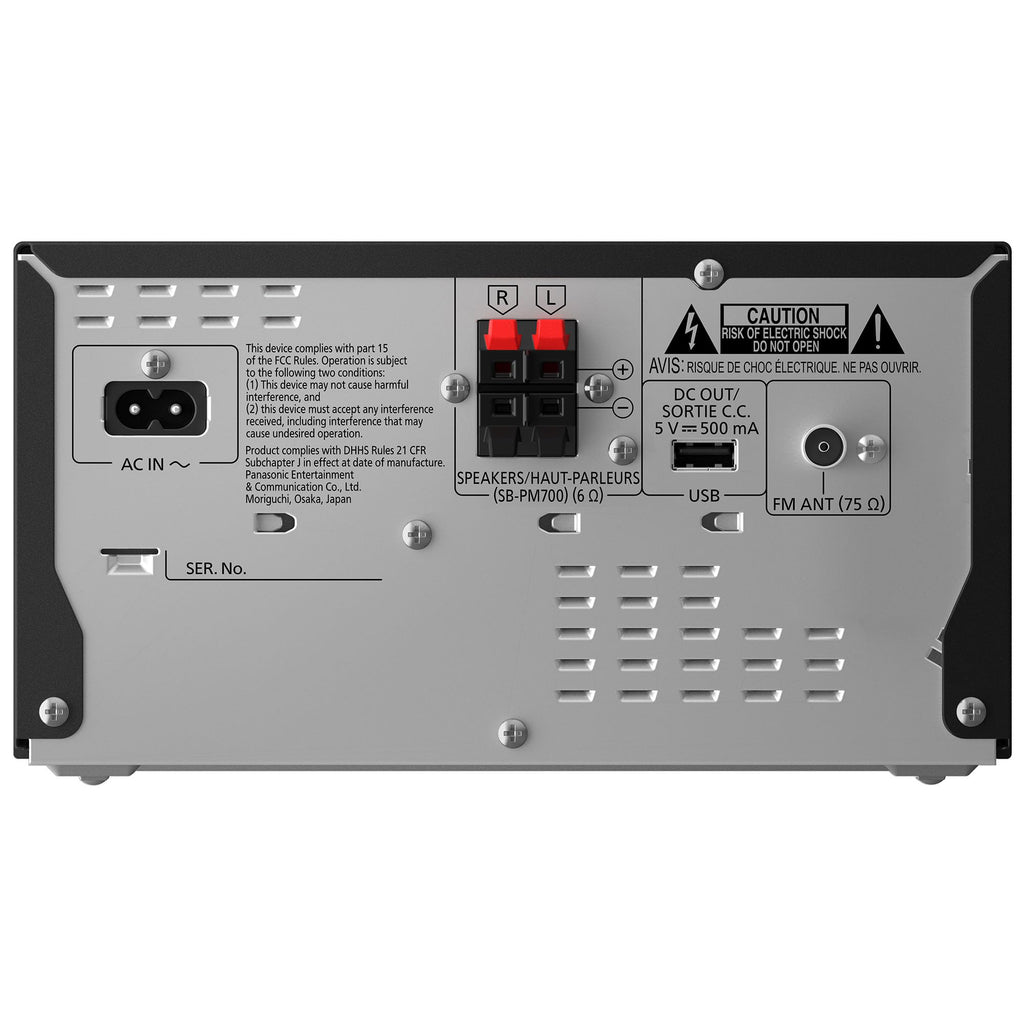 Compact Stereo System with CD Player, Bluetooth, FM Radio and USB, 80W W131997