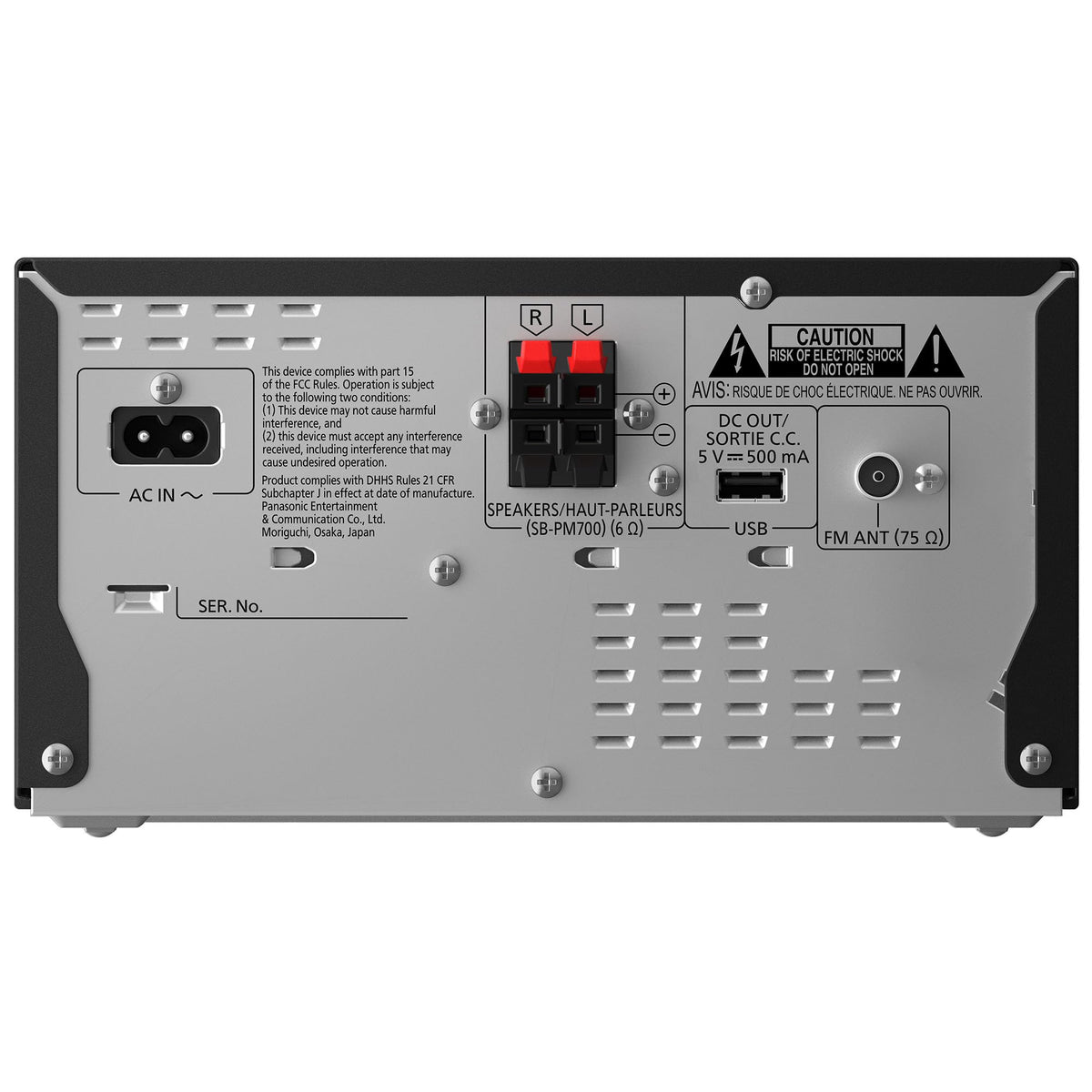 Compact Stereo System with CD Player, Bluetooth, FM Radio and USB, 80W W131997