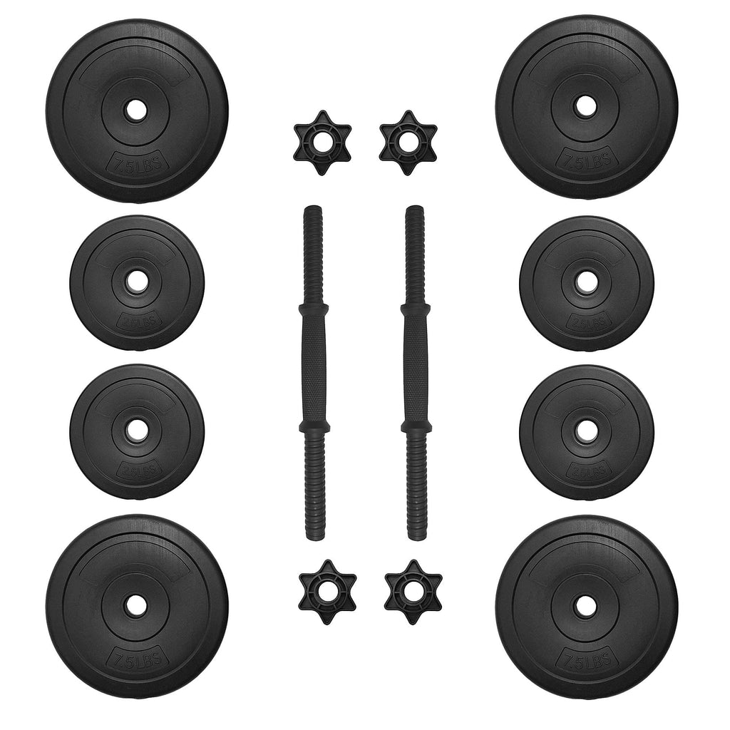 Cast Iron Adjustable Dumbbell Weight Set T7487