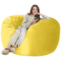 Giant 4' Memory Foam Bean Bag Chair with Microfiber Cover X1476