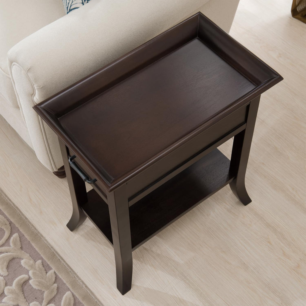 Chocolate Cherry End Table J2685