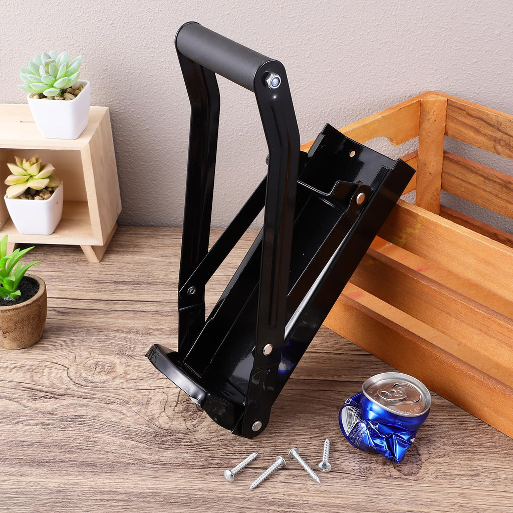 Heavy Duty Wall Mounted Can Crusher with Bottle Opener D448843