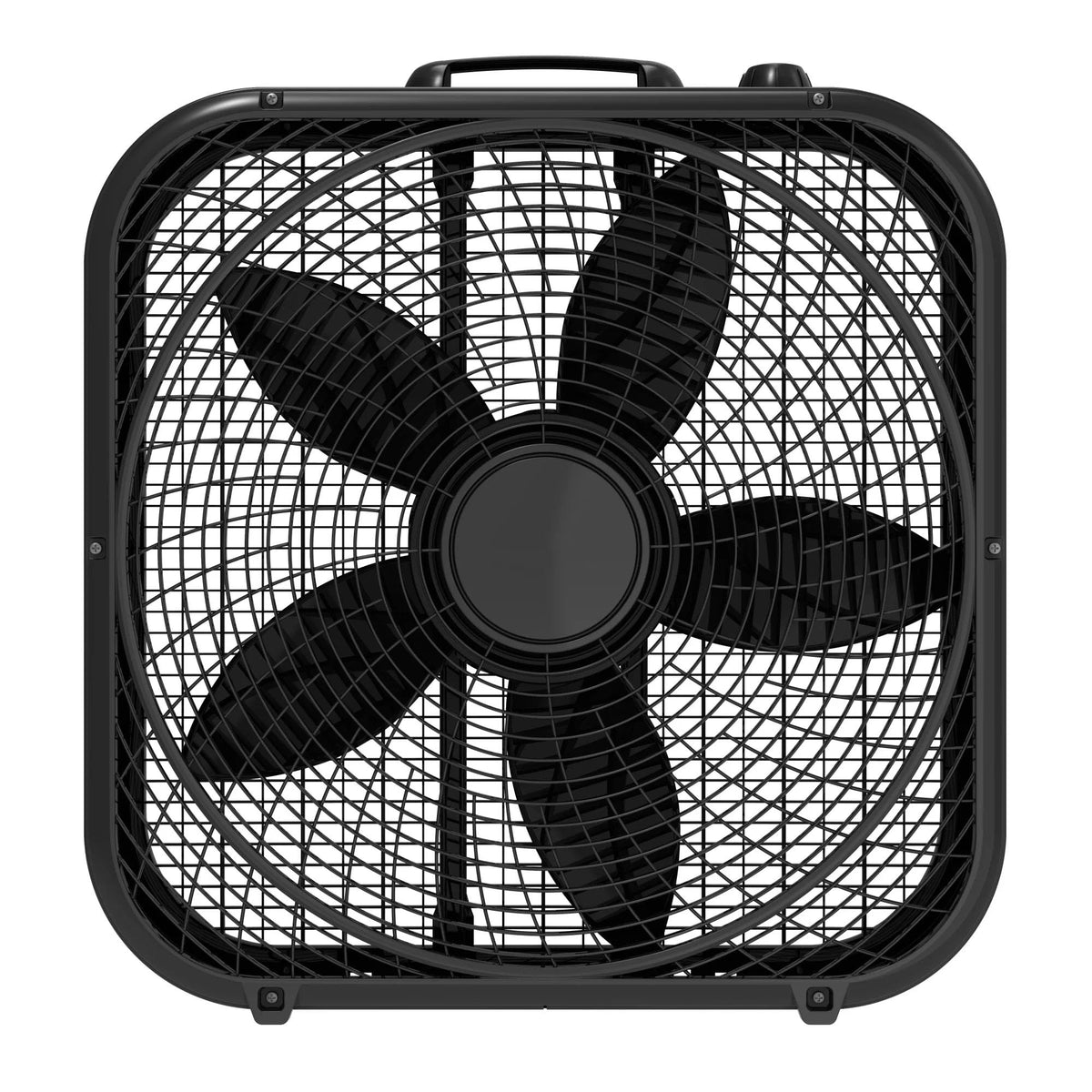 20" Classic Box Fan, 3 Speeds, Black C82536