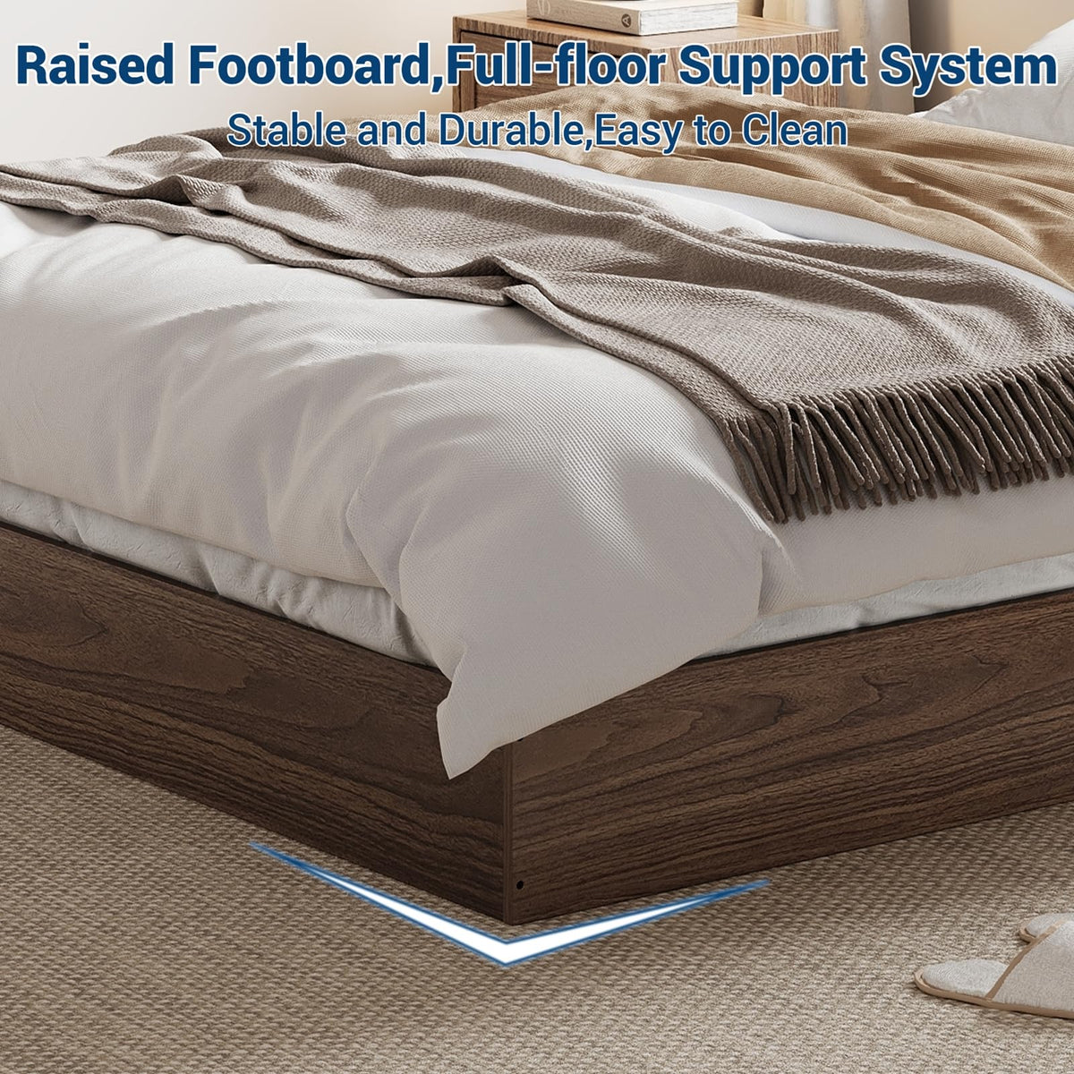 Wood Platform Bed Frame California King G747470
