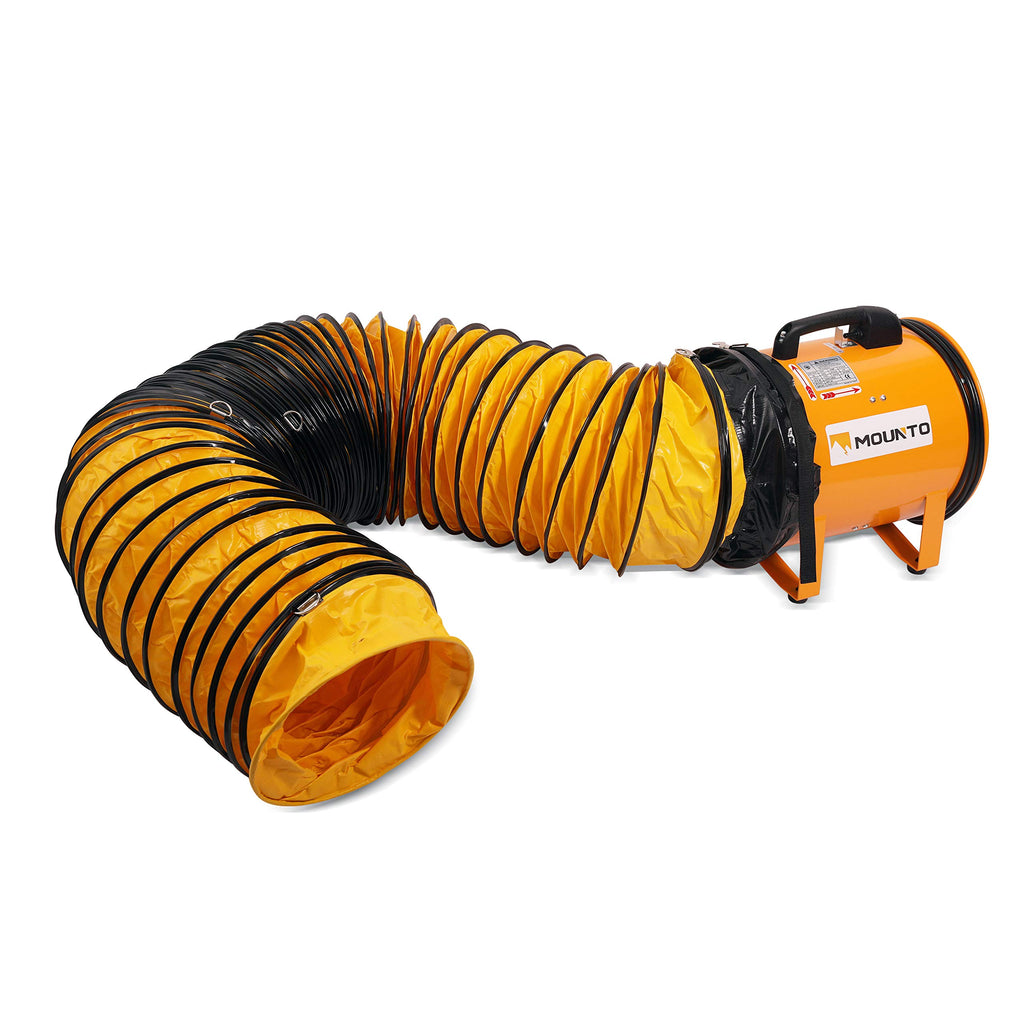 12-Inch Heavy Duty Cylinder Axial Fan with 25-Foot Vinyl Hose P69750