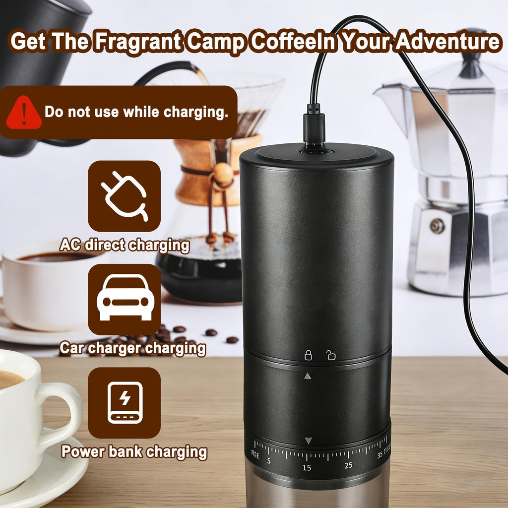 Portable Electric Coffee Burr Grinder R70206