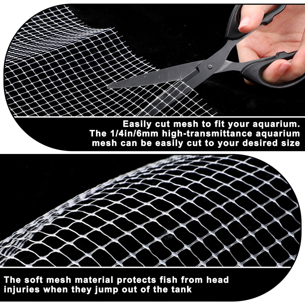 Mesh Netting Aquarium Lid 3.3 x 5 Feet Fish Tank Cover M149