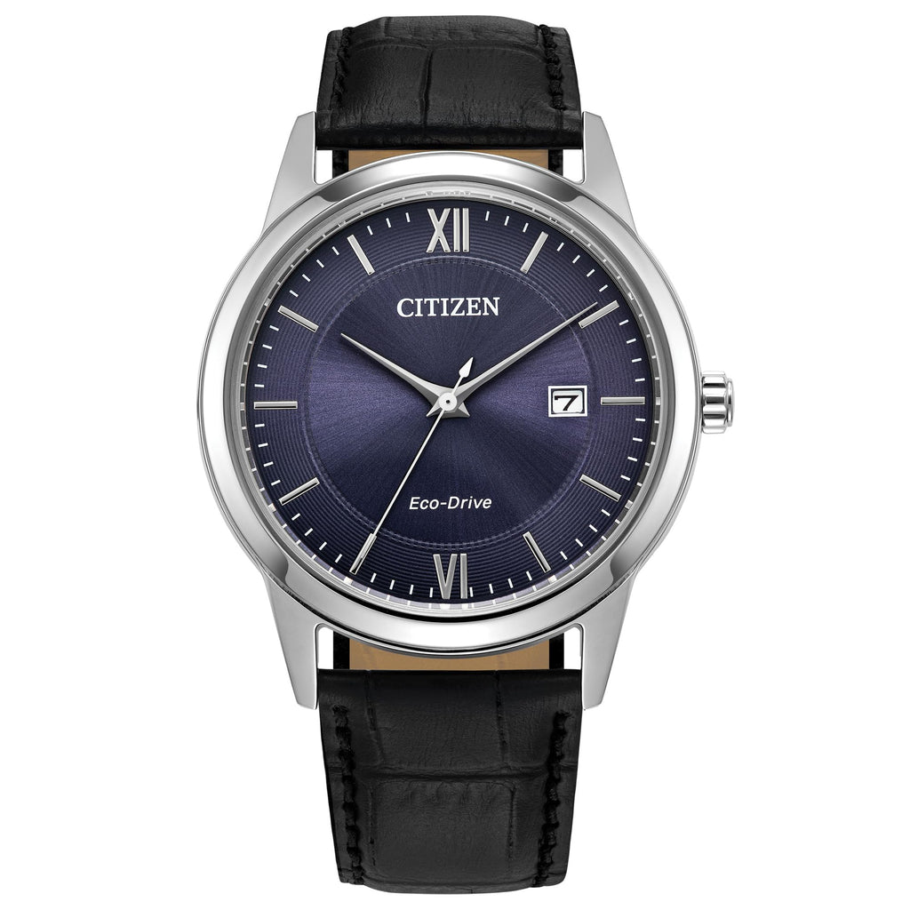 Men's Leather Strap Watch H658512