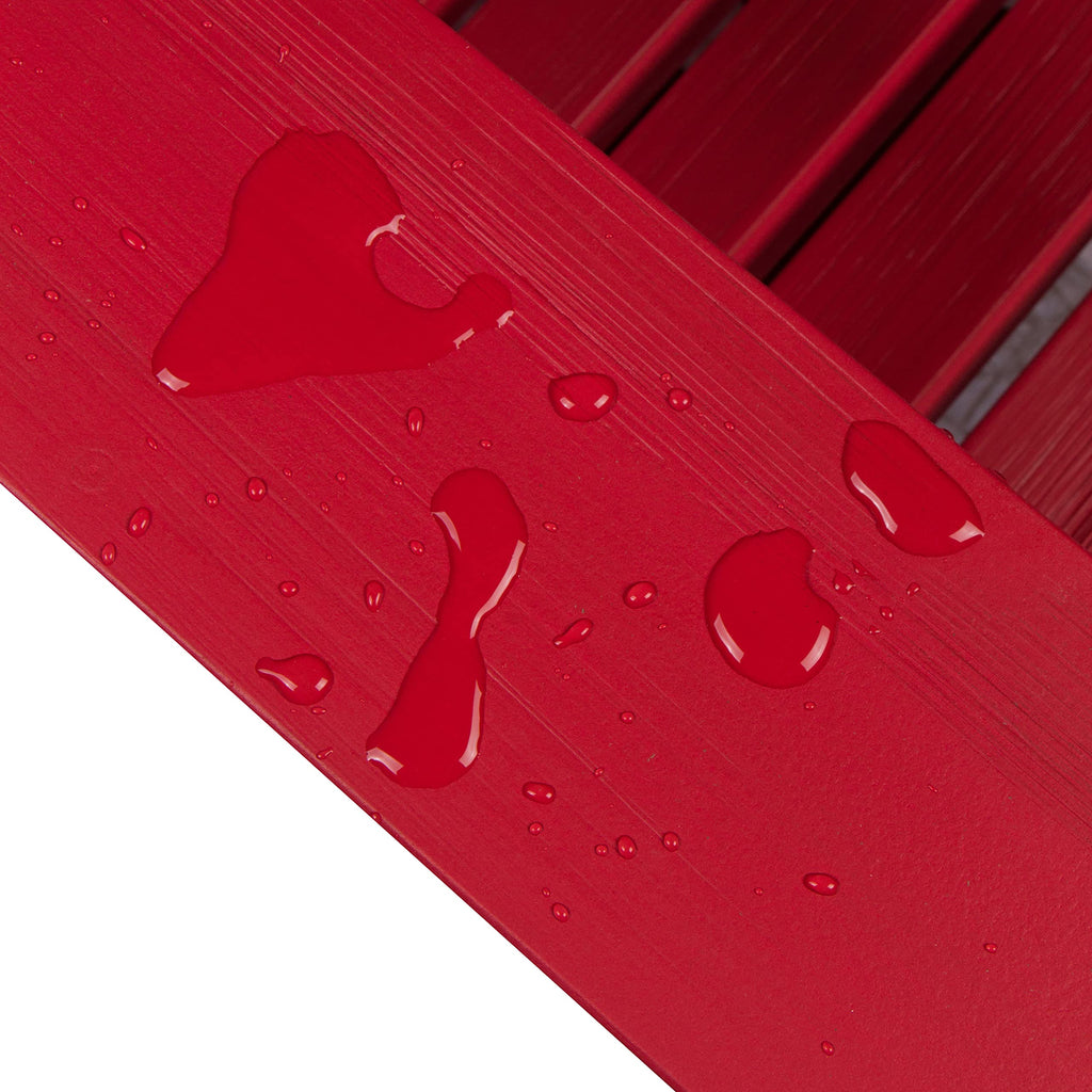 Chili Red Wooden Adirondack Chair R2124