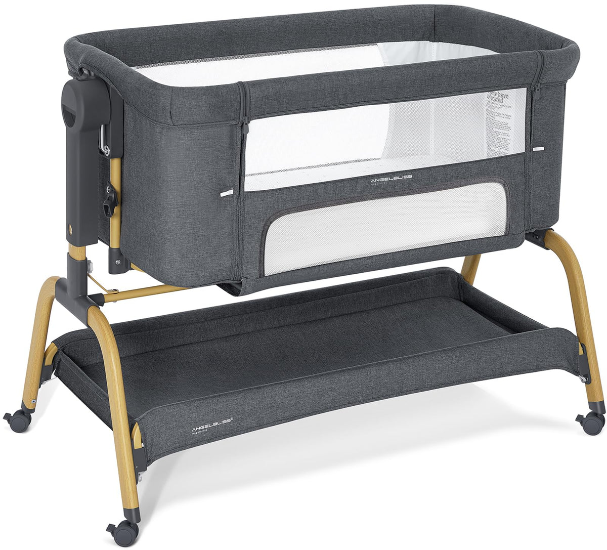 3-in-1 Dark Grey Baby Bassinet K441483