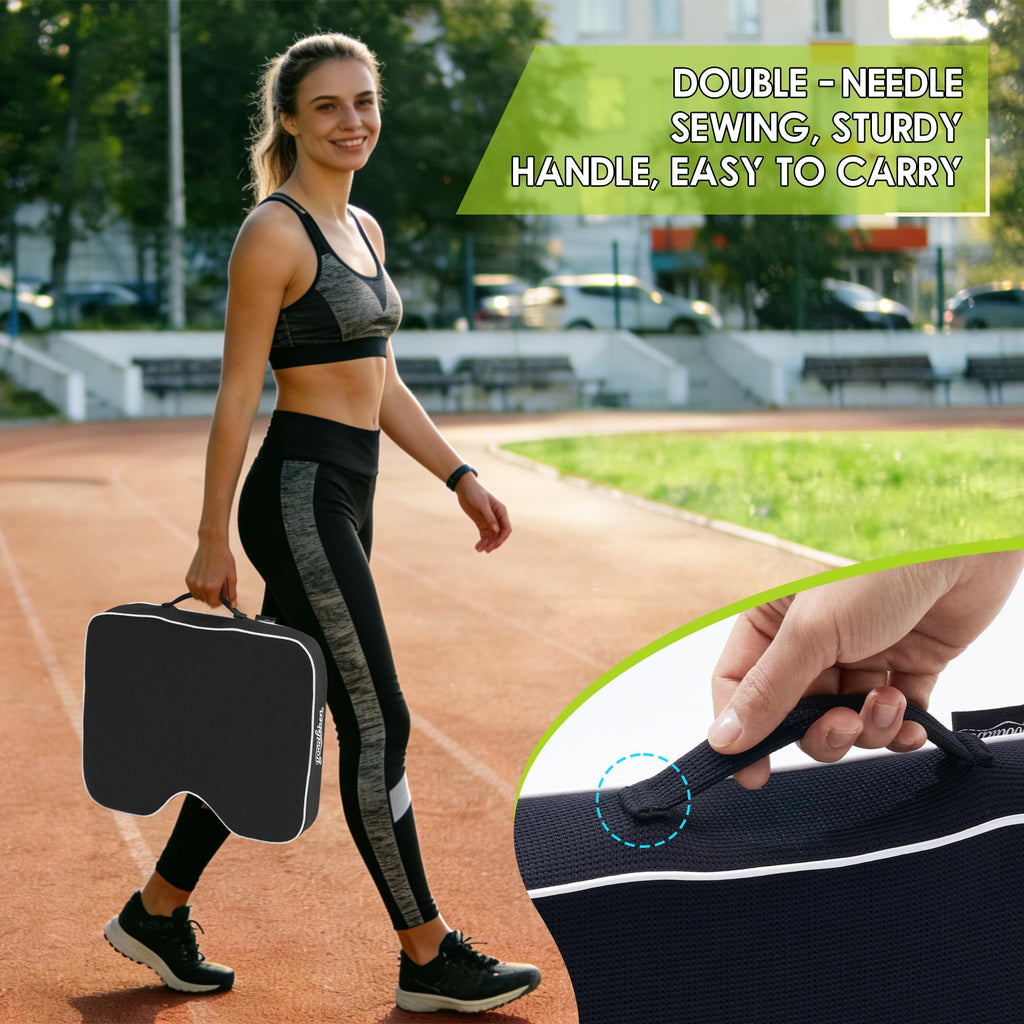 Dual-Layer Foam Breathable Waterproof Stadium Cushion P768411