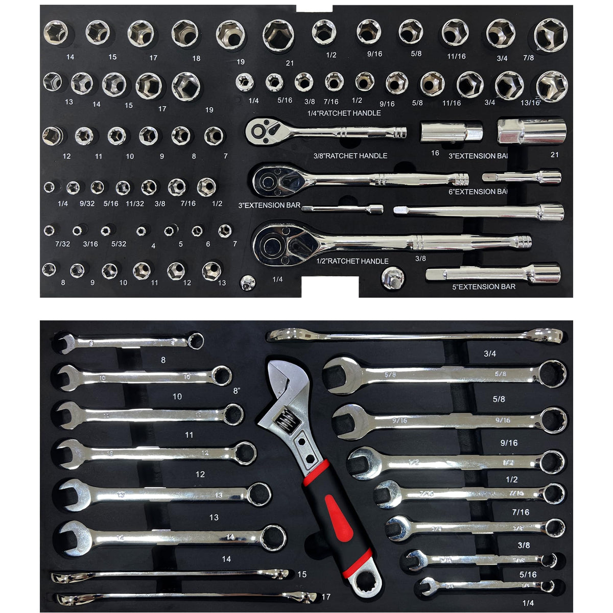 439PCS Mechanic Tool Set with 3 Drawers K1261
