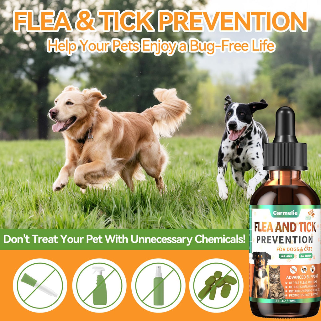 Flea and Tick Prevention for Dogs and Cats 60ml S74251