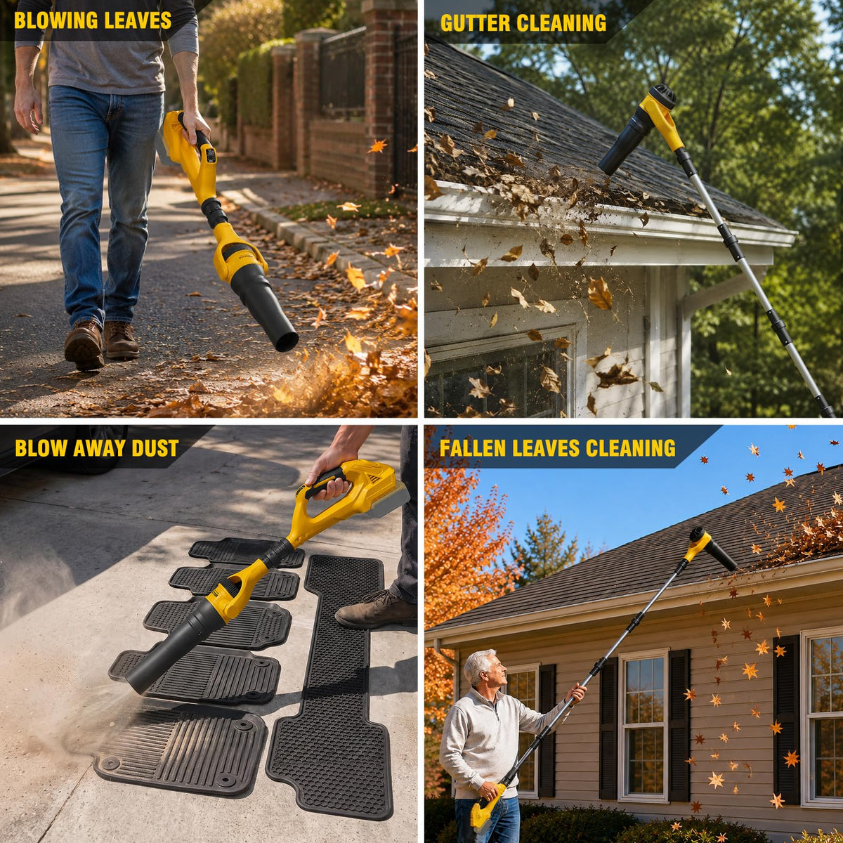 Leaf Blowers for Dewalt 20V Battery Z32416
