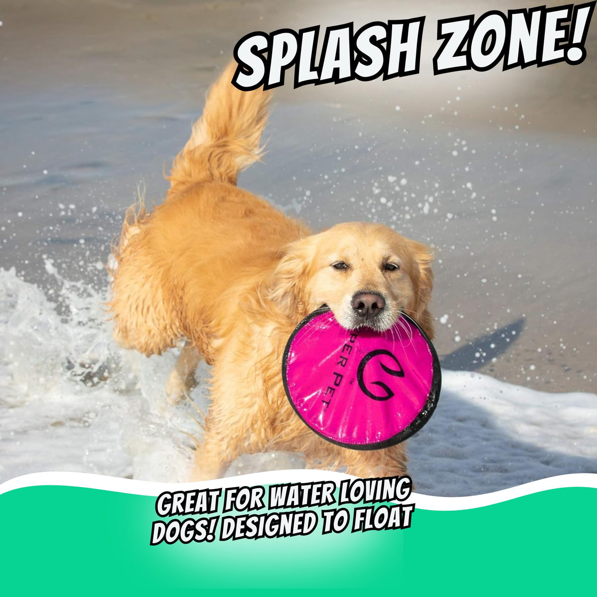 Soft Dog Toy Flying Disc 9 Inch 5 Pack L452207