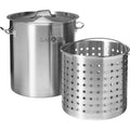 Stainless Steel 36qt Stockpot with Basket and Lid D518572