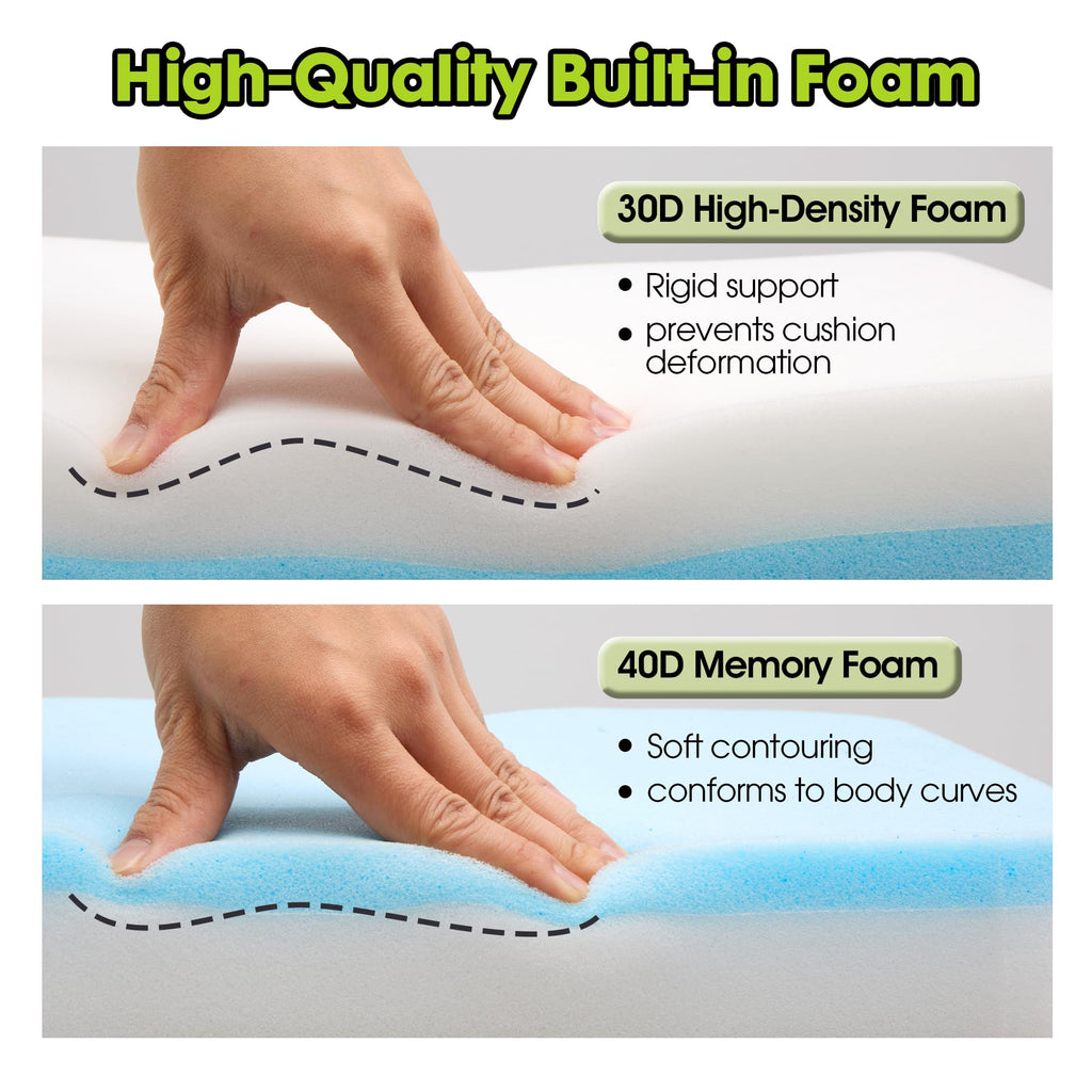 Dual-Layer Foam Breathable Waterproof Stadium Cushion P768411