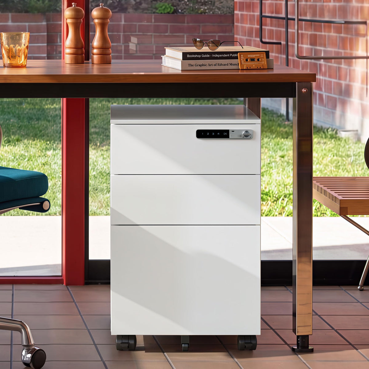 3 Drawer File Cabinet with Combination Lock E7790