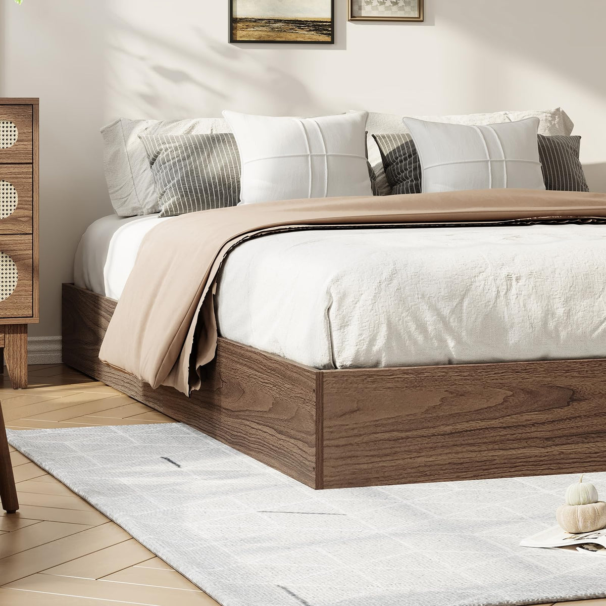 Wood Platform Bed Frame California King G747470