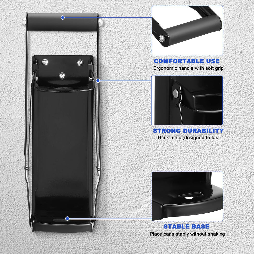 Heavy Duty Wall Mounted Can Crusher with Bottle Opener D448843