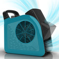 Blue 355CFM 3 Speed Air Mover Blower Fan with 2 Outlets M354