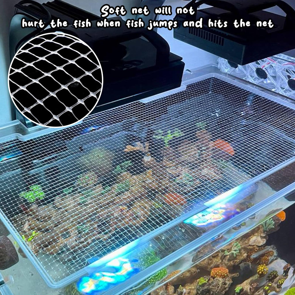Mesh Netting Aquarium Lid 3.3 x 5 Feet Fish Tank Cover M149