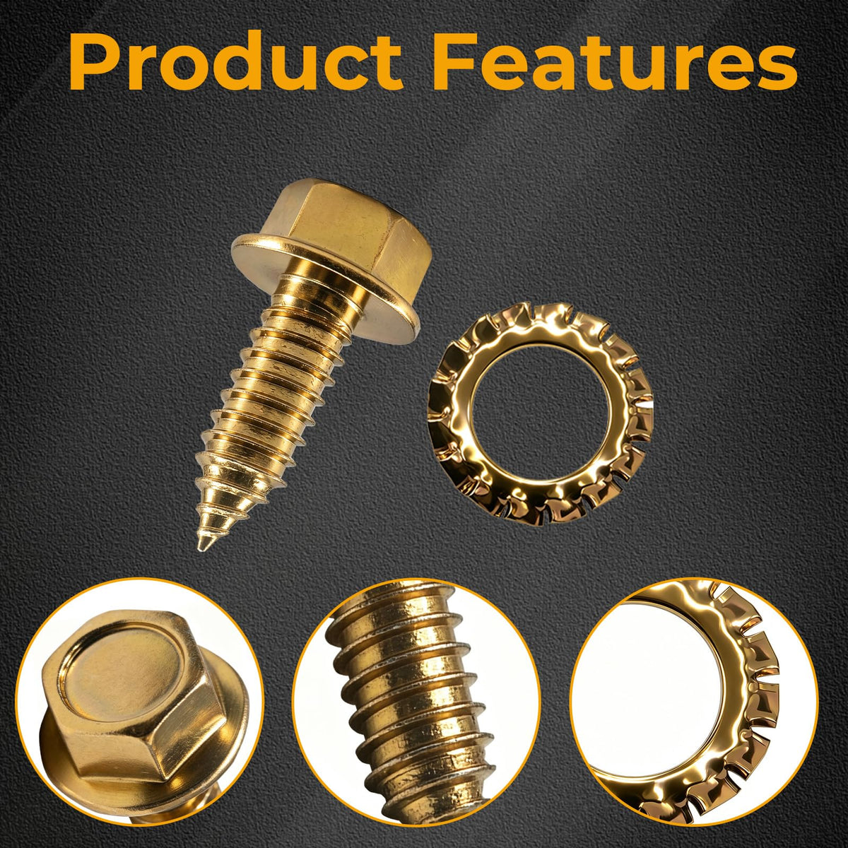 3/8 in x 1 in Self Tap Screw 6P Y90948