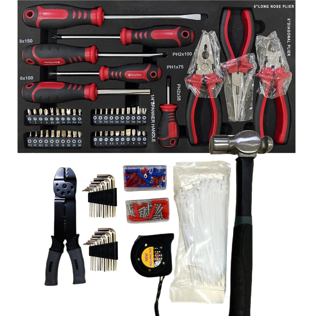 439PCS Mechanic Tool Set with 3 Drawers K1261