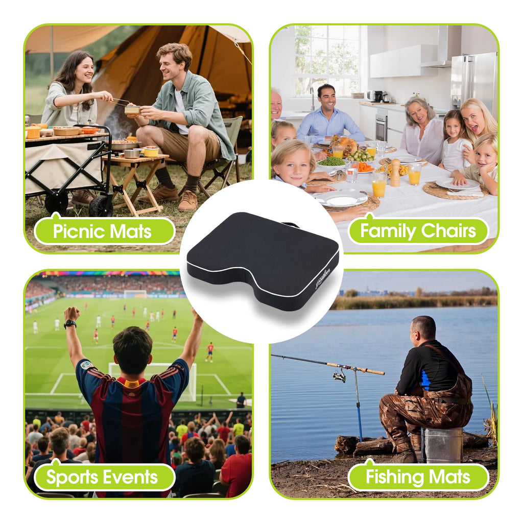 Dual-Layer Foam Breathable Waterproof Stadium Cushion P768411