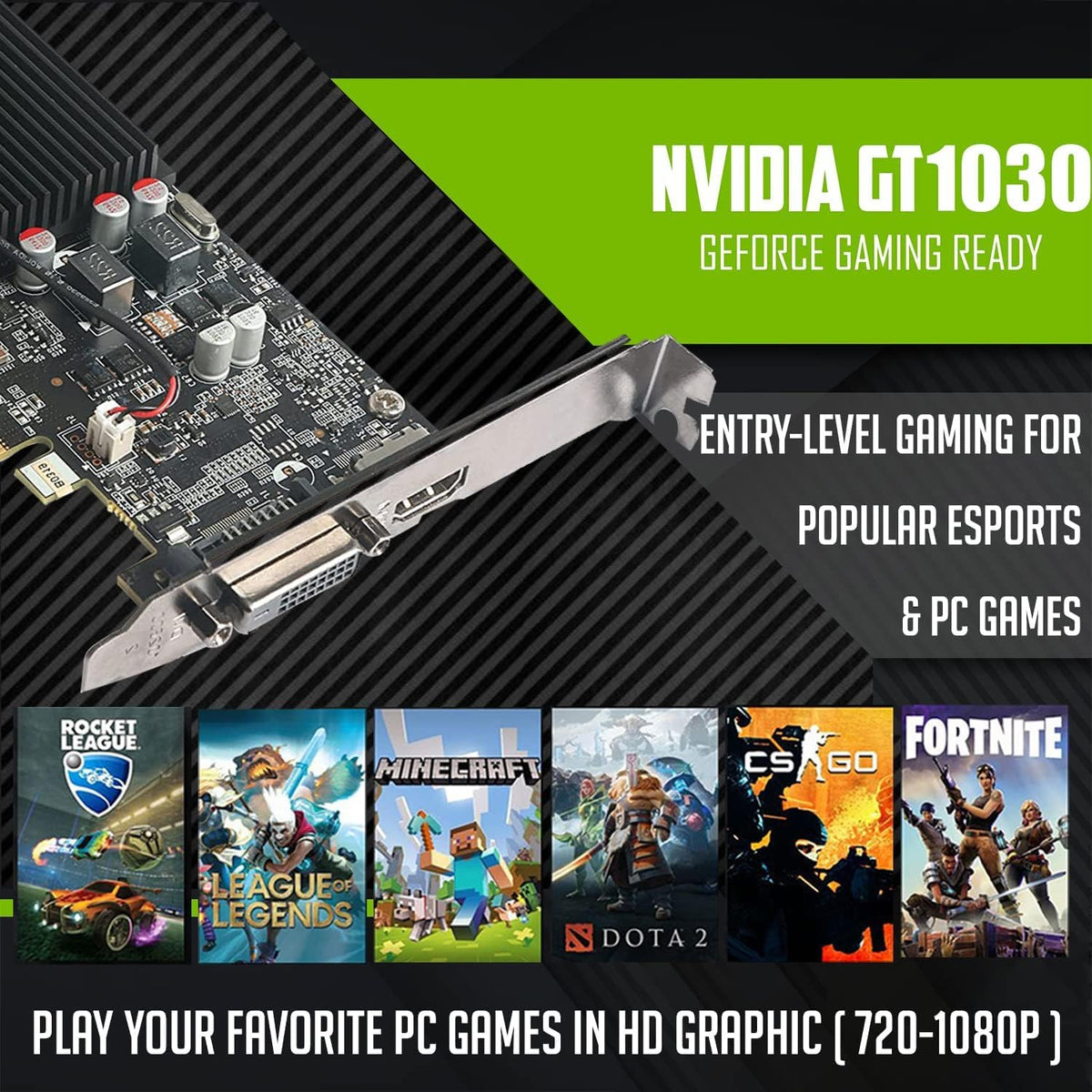 Gaming PC, i5, 32GB RAM, 1TB SSD + 128GB SSD R534076
