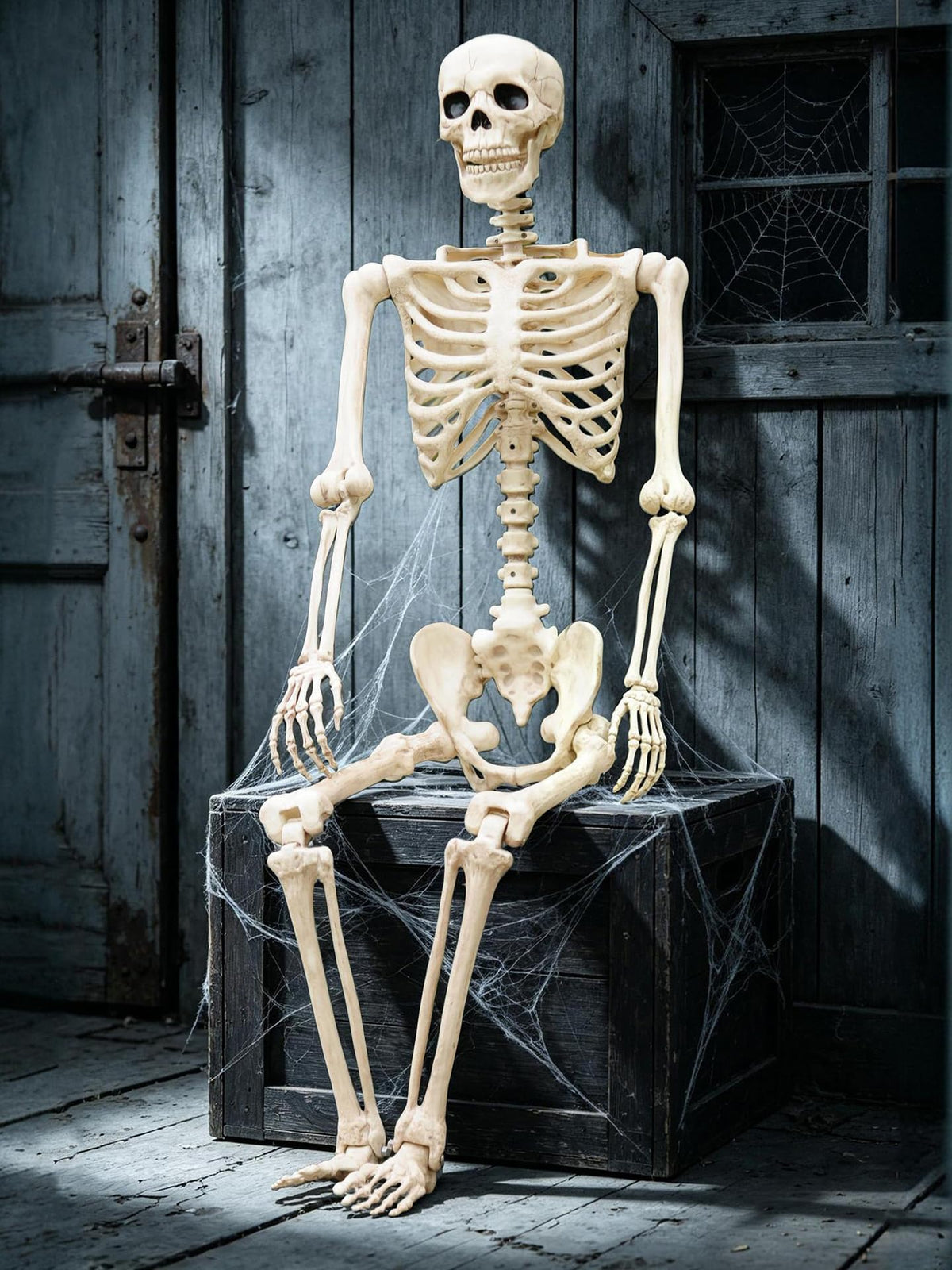 Life Size Posable Skeleton with Movable Joints F42617