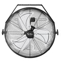 20 Inch High Velocity 3 Speed Black Wall-Mount Fan E78892