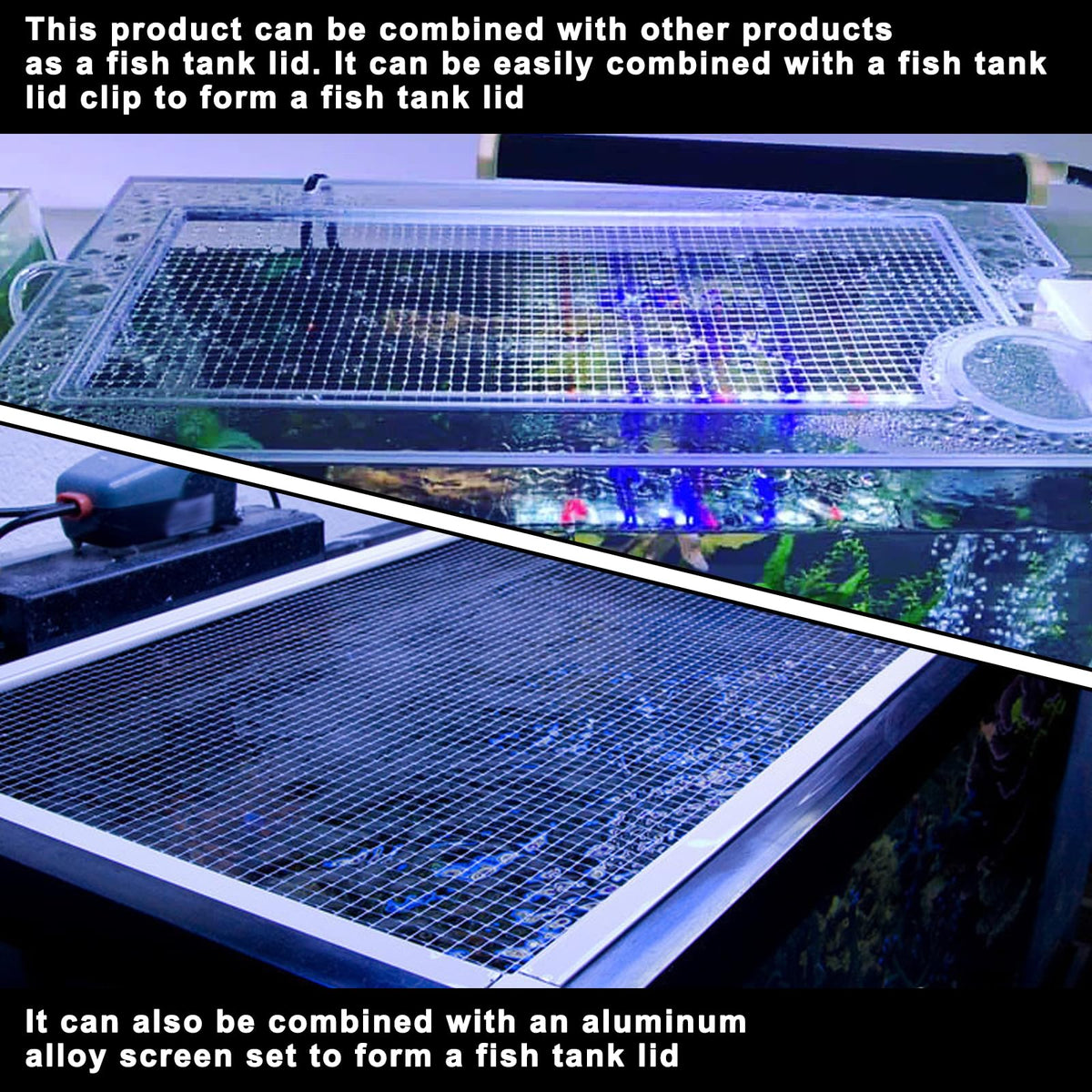 Mesh Netting Aquarium Lid 3.3 x 5 Feet Fish Tank Cover M149