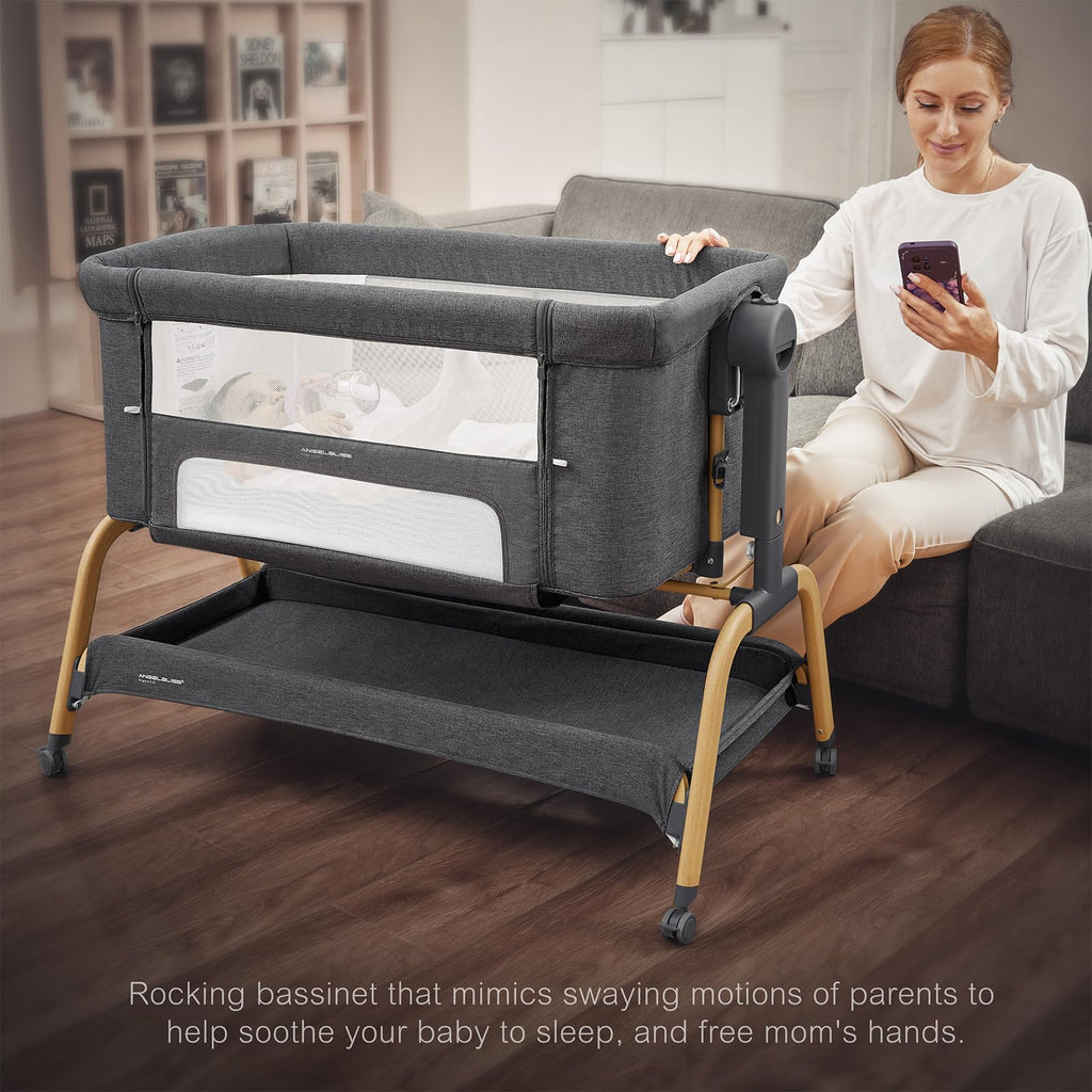 3-in-1 Dark Grey Baby Bassinet K441483