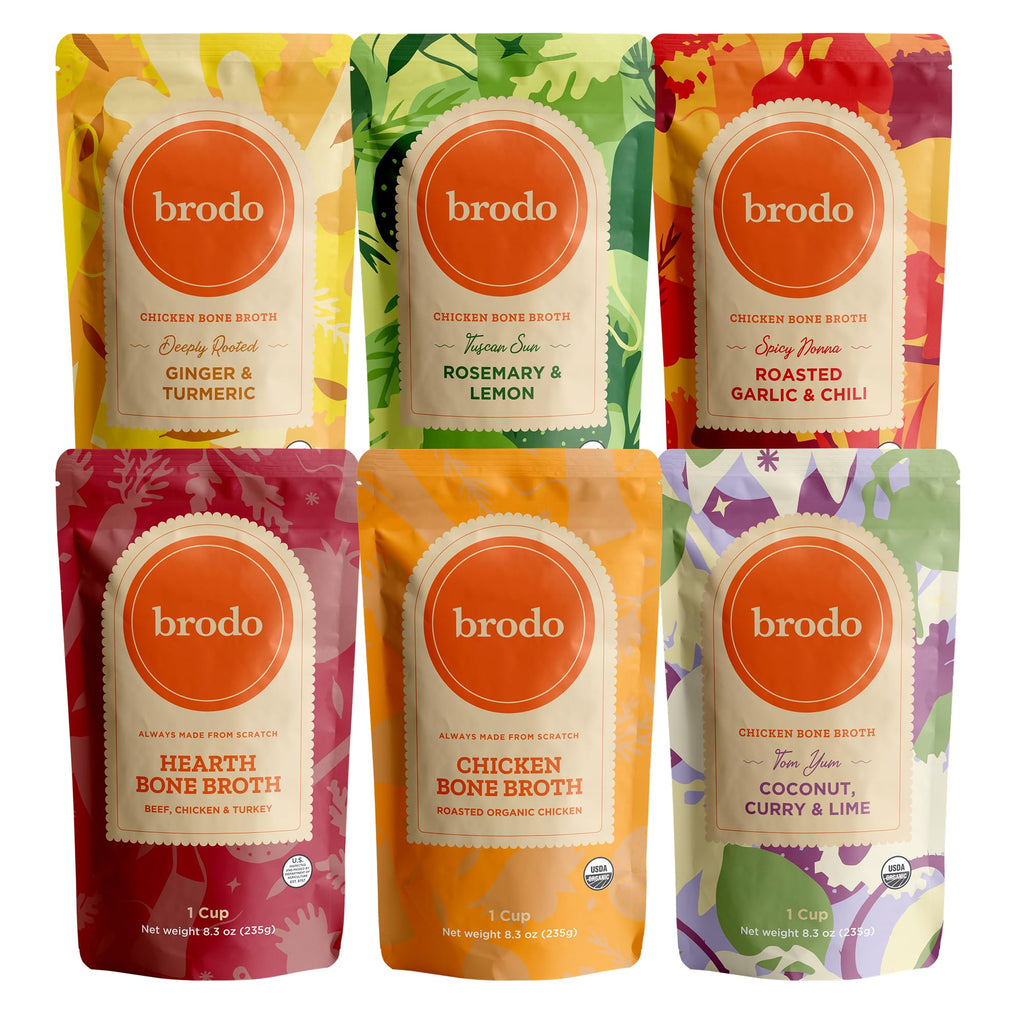 Organic Chicken & Beef Bone Broth 6x 8.3 oz E4786