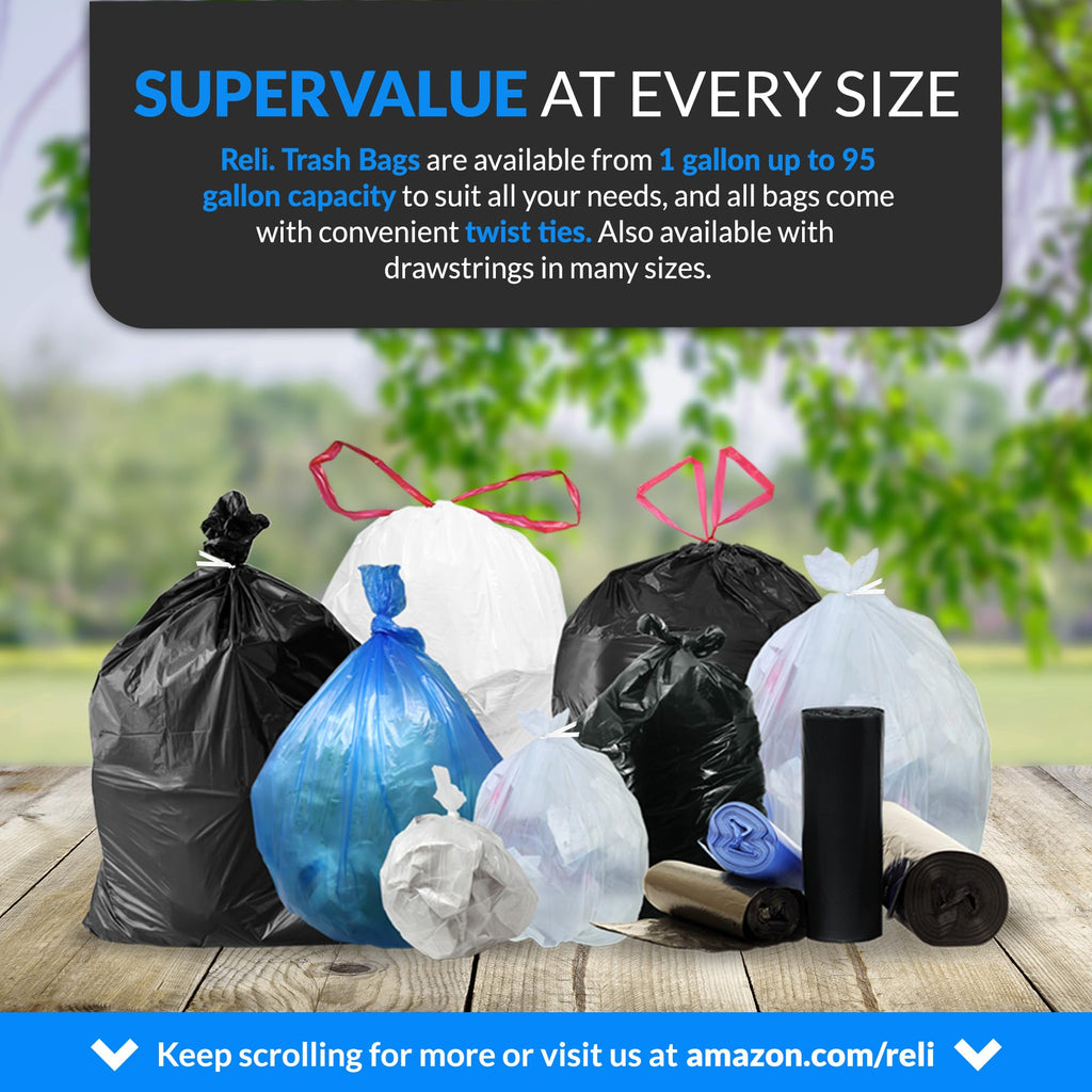 40 to 45 Gallon Heavy Duty Trash Bags D24767
