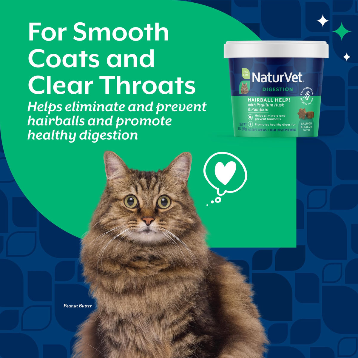 Hairball Aid Supplement for Cats Plus Pumpkin 60 Soft Chews E25529