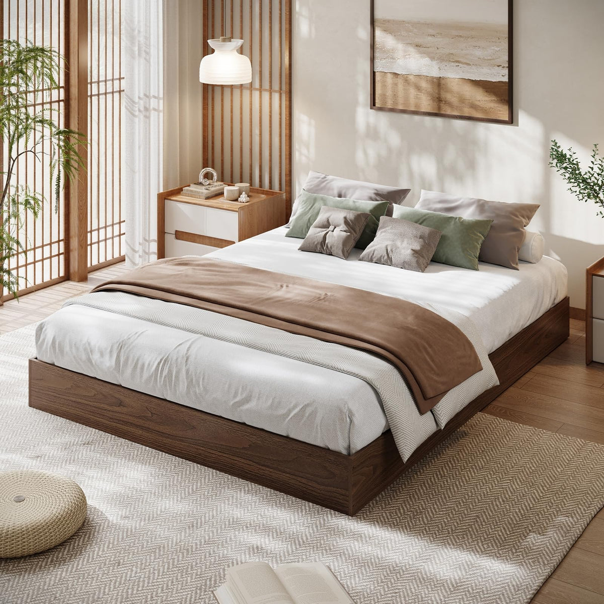 Wood Platform Bed Frame California King G747470
