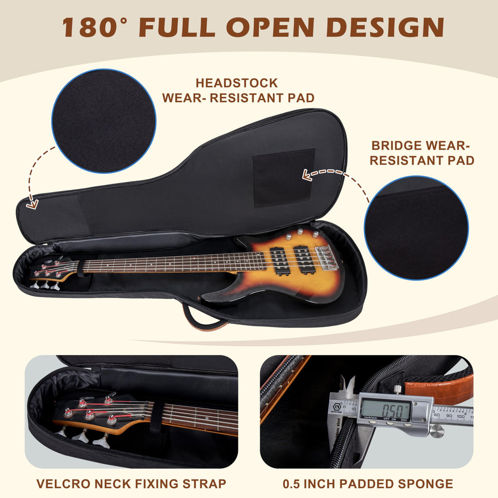 0.5" Thick Padded Bass Gig Bag X330