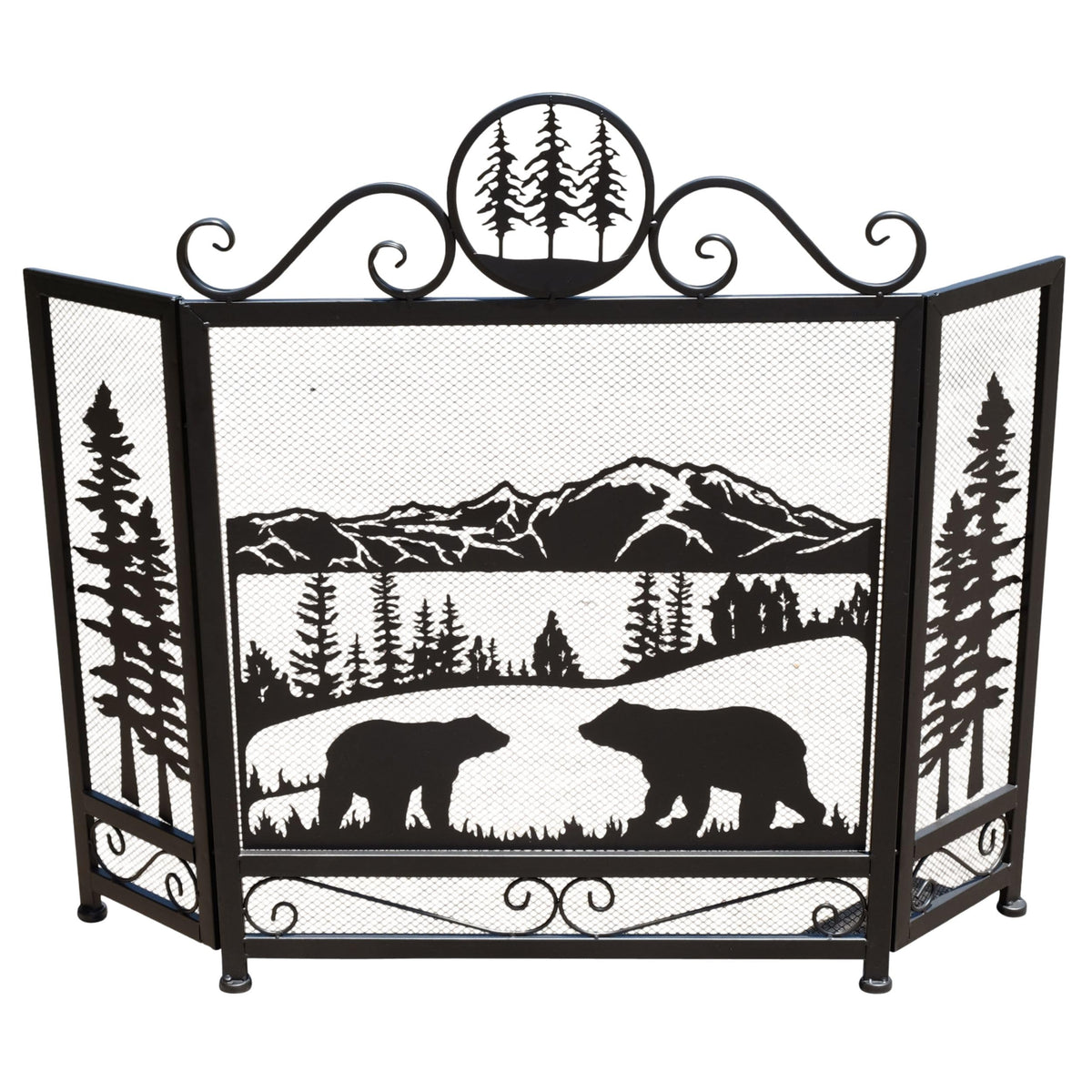 3-Panel Fireplace Screen F89924