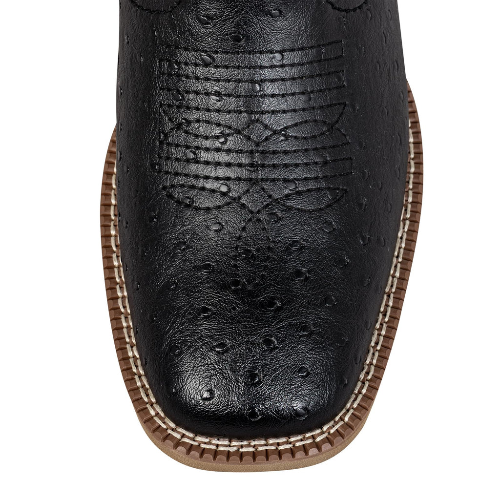 Mens Cowboy Boots Square Toe Wide Fit Q7553