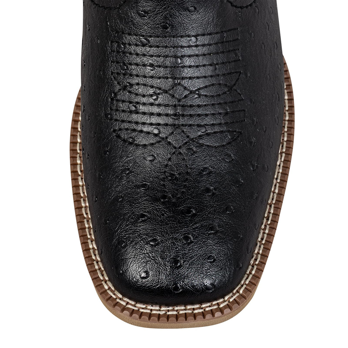 Mens Cowboy Boots Square Toe Wide Fit Q7553