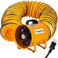 12-Inch Heavy Duty Cylinder Axial Fan with 25-Foot Vinyl Hose P69750